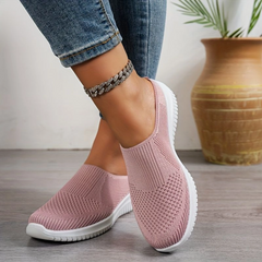 Atmungsaktive Walking-Schuhe aus Strick für Damen – Leichter Komfort zum Hineinschlüpfen