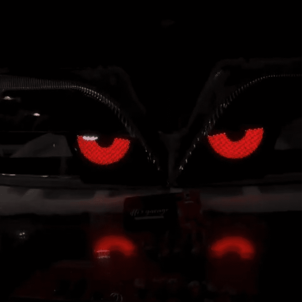 Programmierbares LED-Display für die Augen