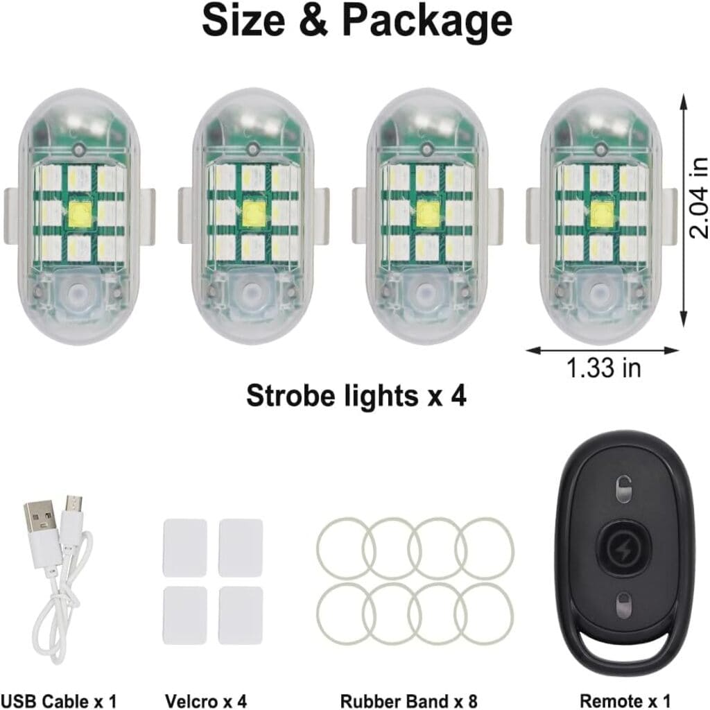 Magnetische kabellose LED-Stroboskoplichter