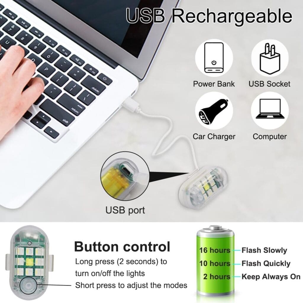 Magnetische kabellose LED-Stroboskoplichter